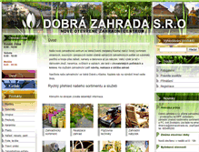 Tablet Screenshot of dobrazahrada.eu